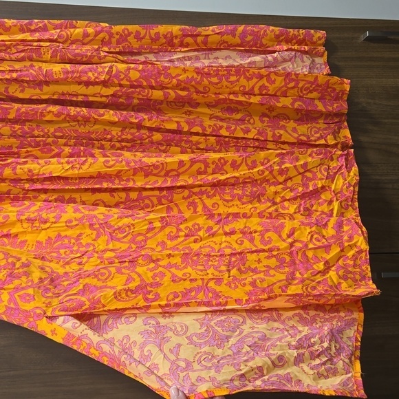 Abel the Label-Anthropologie-Maya Floral Paisley Patterned Maxi Skirt-Size Large - Picture 4 of 13